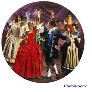 VINTAGE  1986 COLLECTOR PLATE "THE SHOES THAT WERE DANCED TO PIECES"